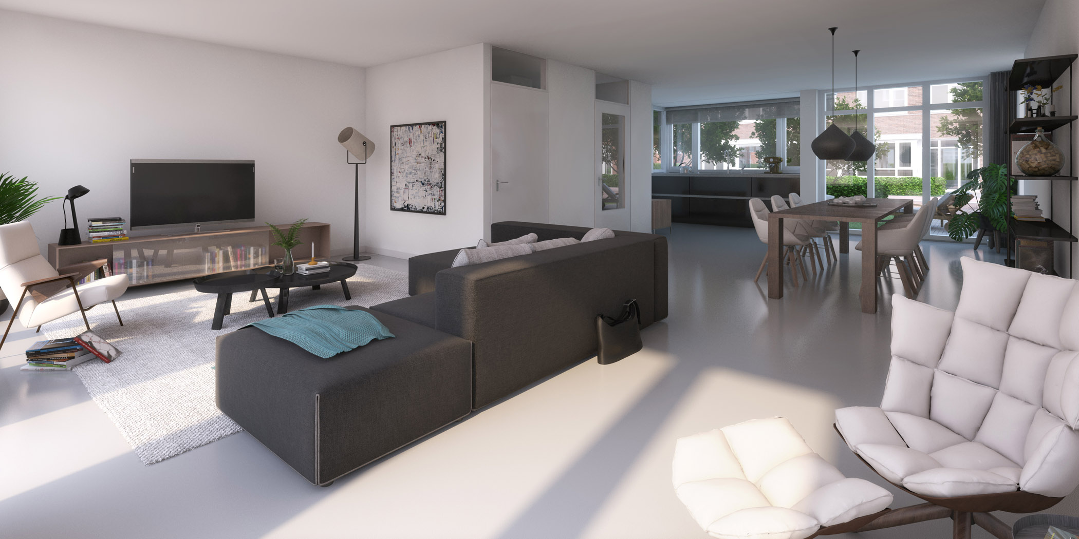 interieur impressie opaal woning